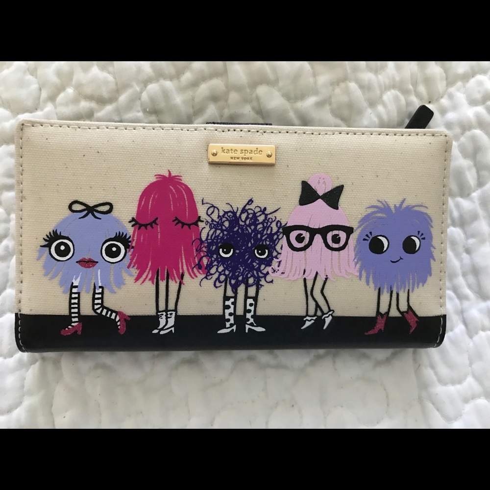 Kate Spade Imagination Monster Party Stacy Wallet